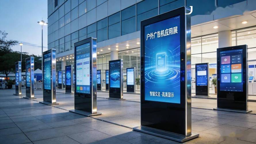 九凌jloo户外广告机应用展览会场展位布局可视化方案